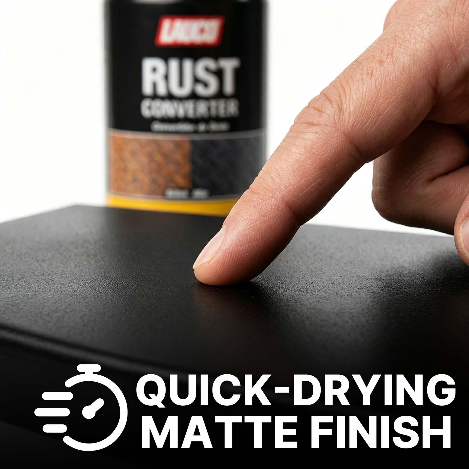LAUCO Rust Converter Spray 13oz Pack of 6, Fast Dry Rust Remover & Converter
