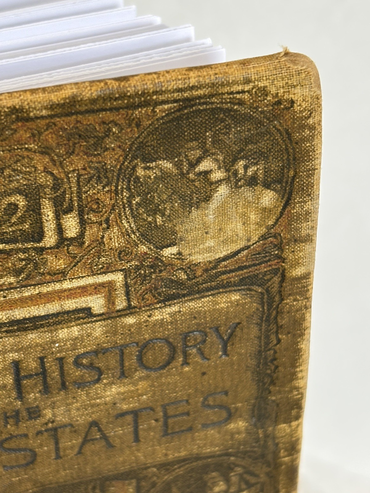 Newly Handmade blank book from a Vintage Scudder’s History of the United States
