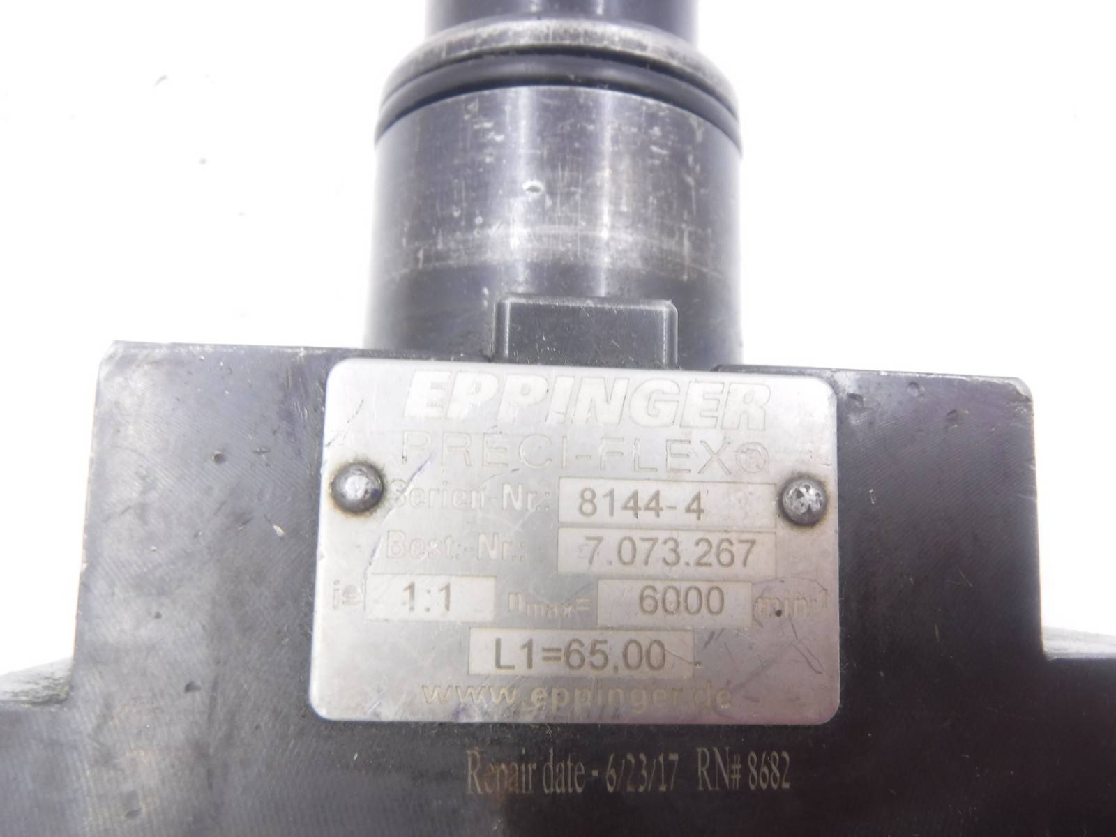 Exsys-Eppinger Preci-Flex Angular Left Hand Drilling Milling Head Collet Chuck