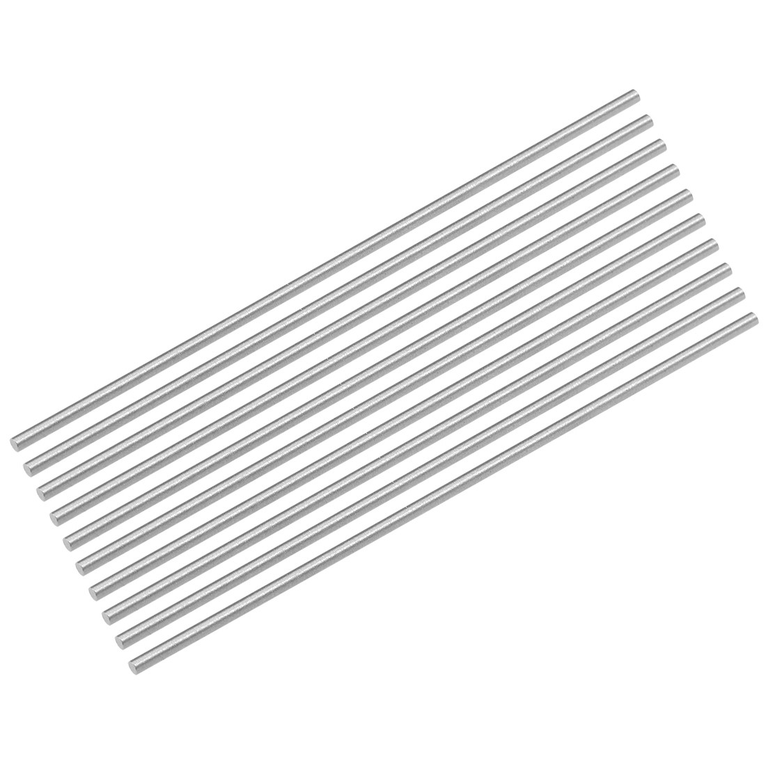 10 x Round Metal Rods 2mm x 100mm High Speed Steel (HSS) Lathe Bar Stock