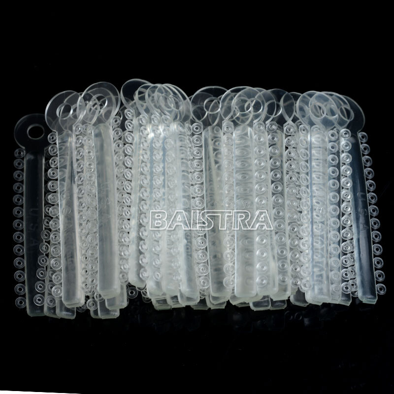 AZDENT Dental Orthodontic Elastic Ligature Ties Braces Rubber Bands 1014Pcs/Bag