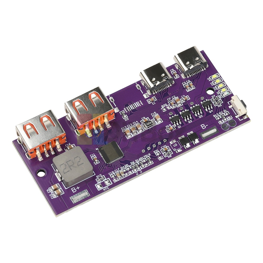 22.5W Power Bank Motherboard PD3.0 QC4.0 Fast Charging Board for Li-ion Battery