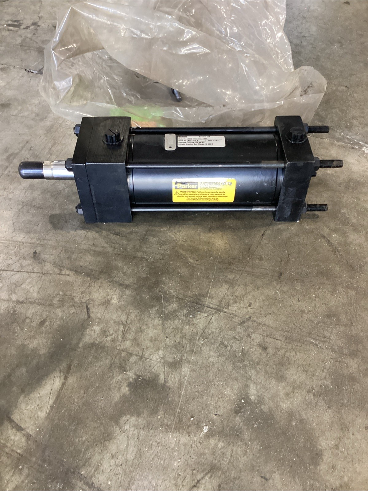 PARKER 03.25 TB2ALU14A 6.000 AIR OPERATED CYLINDER #NEW