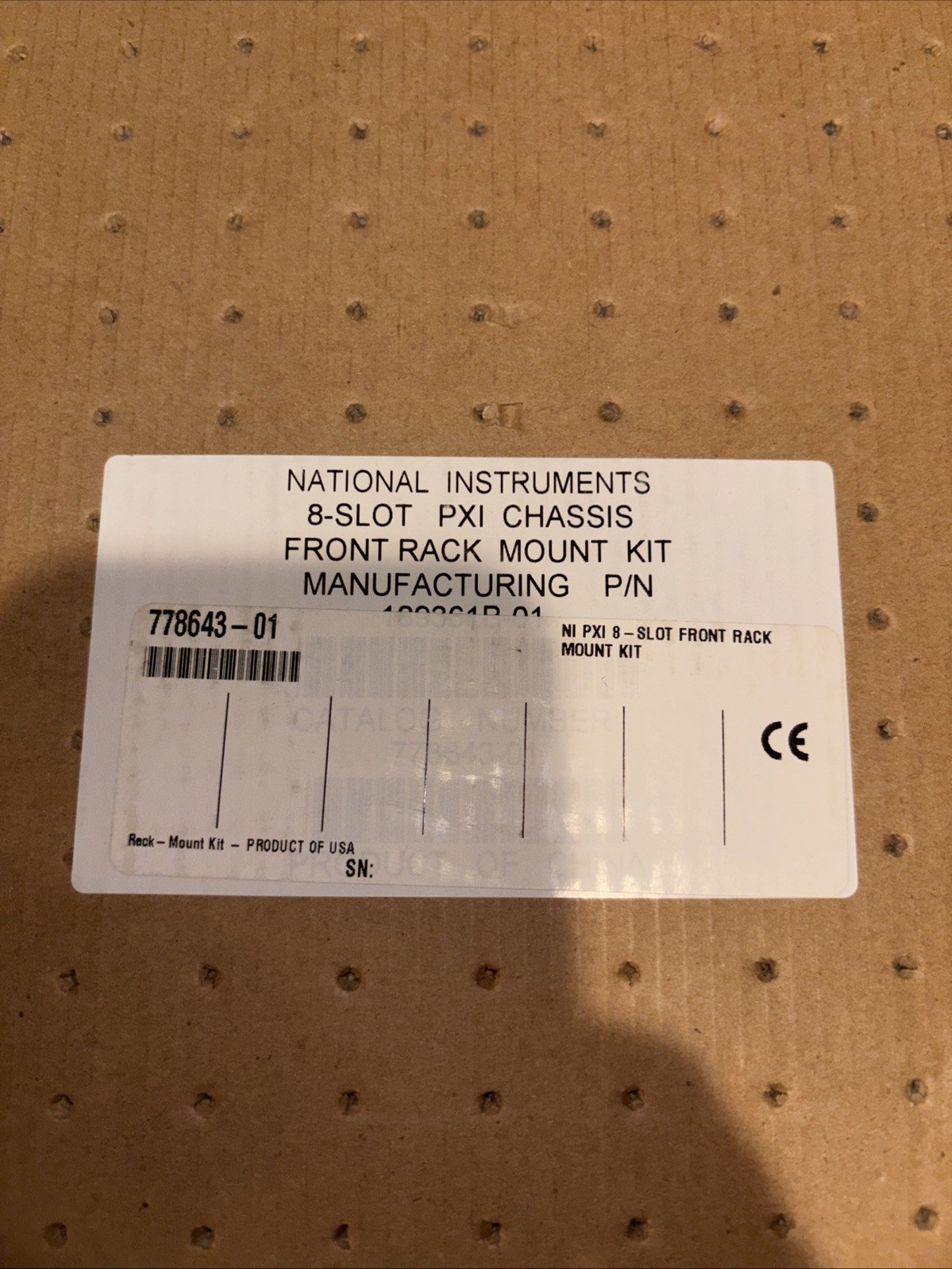 NI National Instruments 778643-01 Front Rackmount Kit for PXI – 8 Slot Mainframe