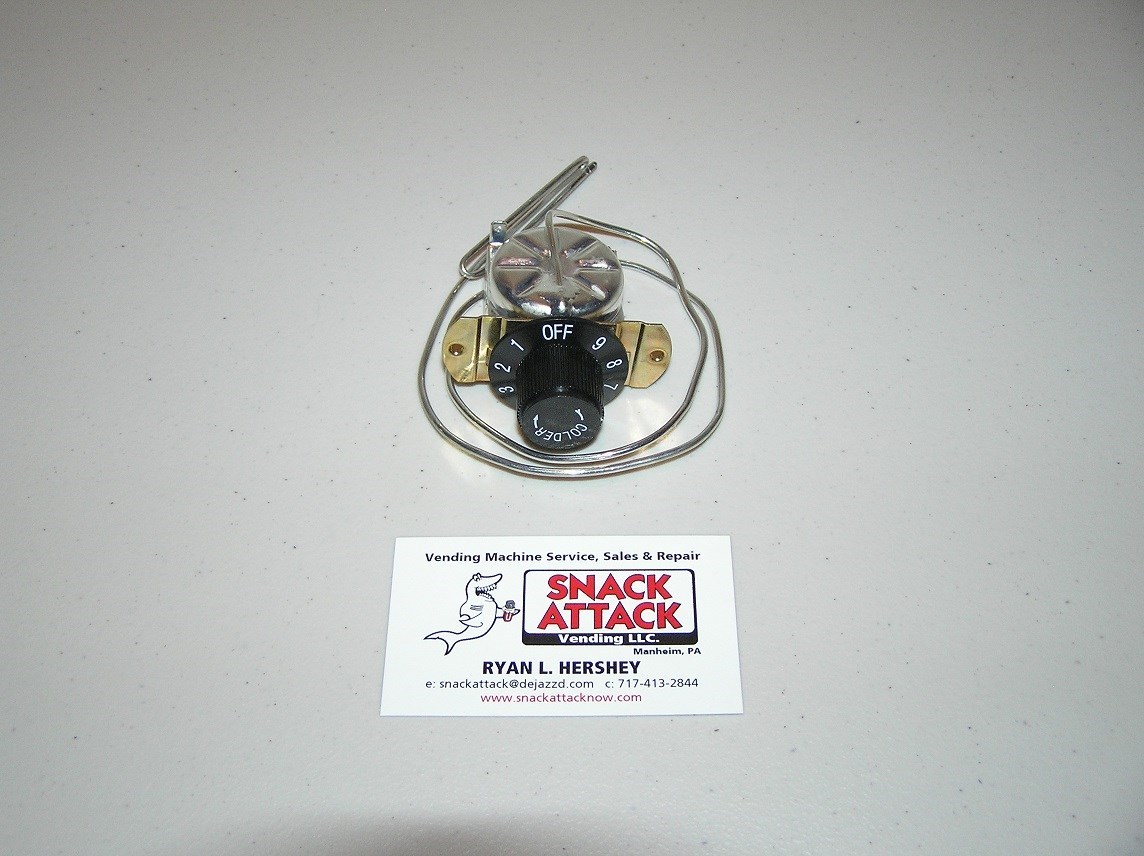 DIXIE NARCO 276, 368, 440, 501T SODA VENDING MACHINE COLD CONTROL THERMOSTAT