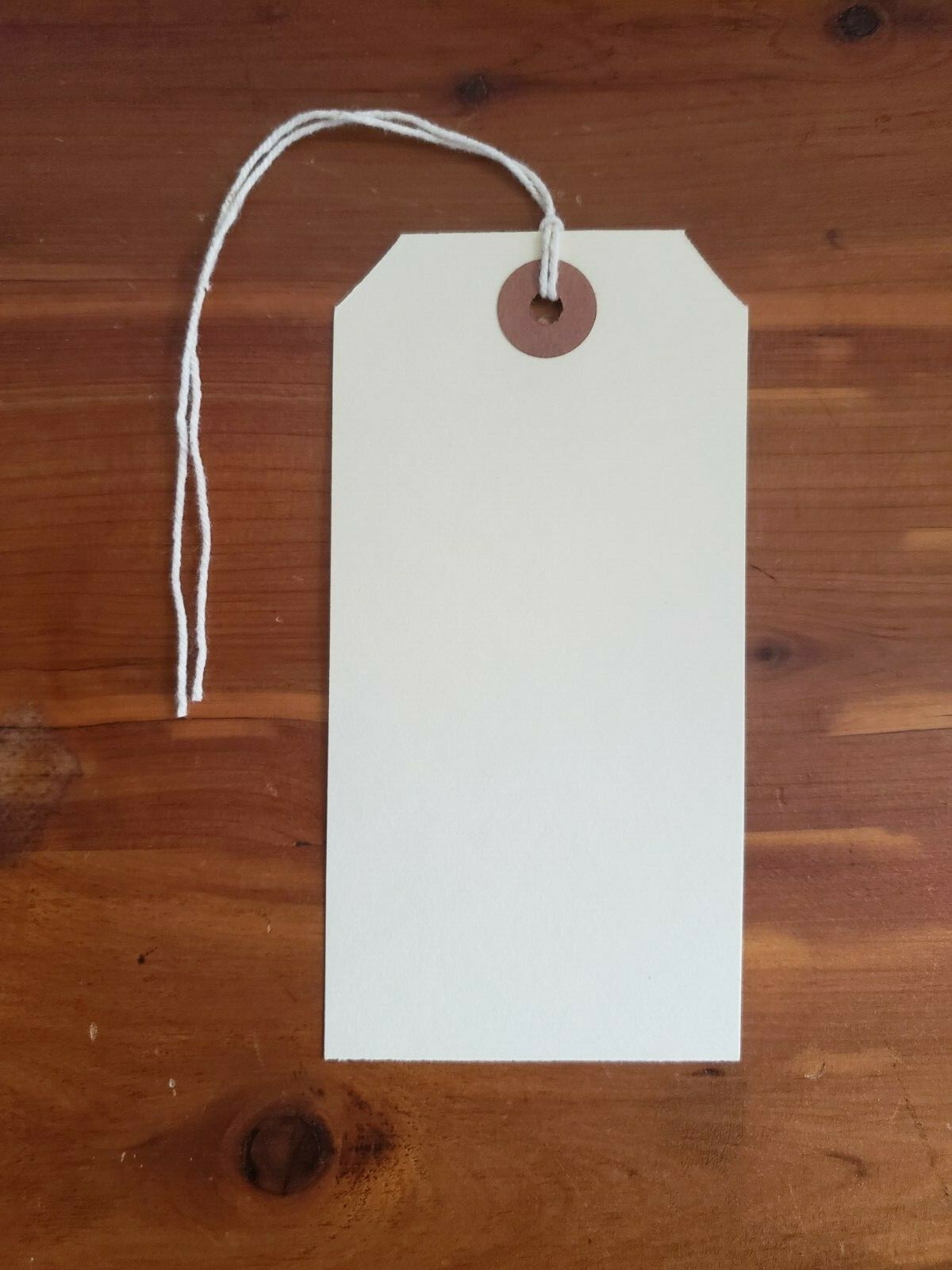 Manila Tags w/ String Shipping Hang Label Pre Strung Scrapbook Size 1 2 3 4 5 6