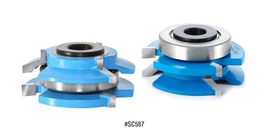 Amana Tool SC587 3-Wing Reversible Stile & Rail 2-13/32 x 3/4 Bore Shaper Cutter