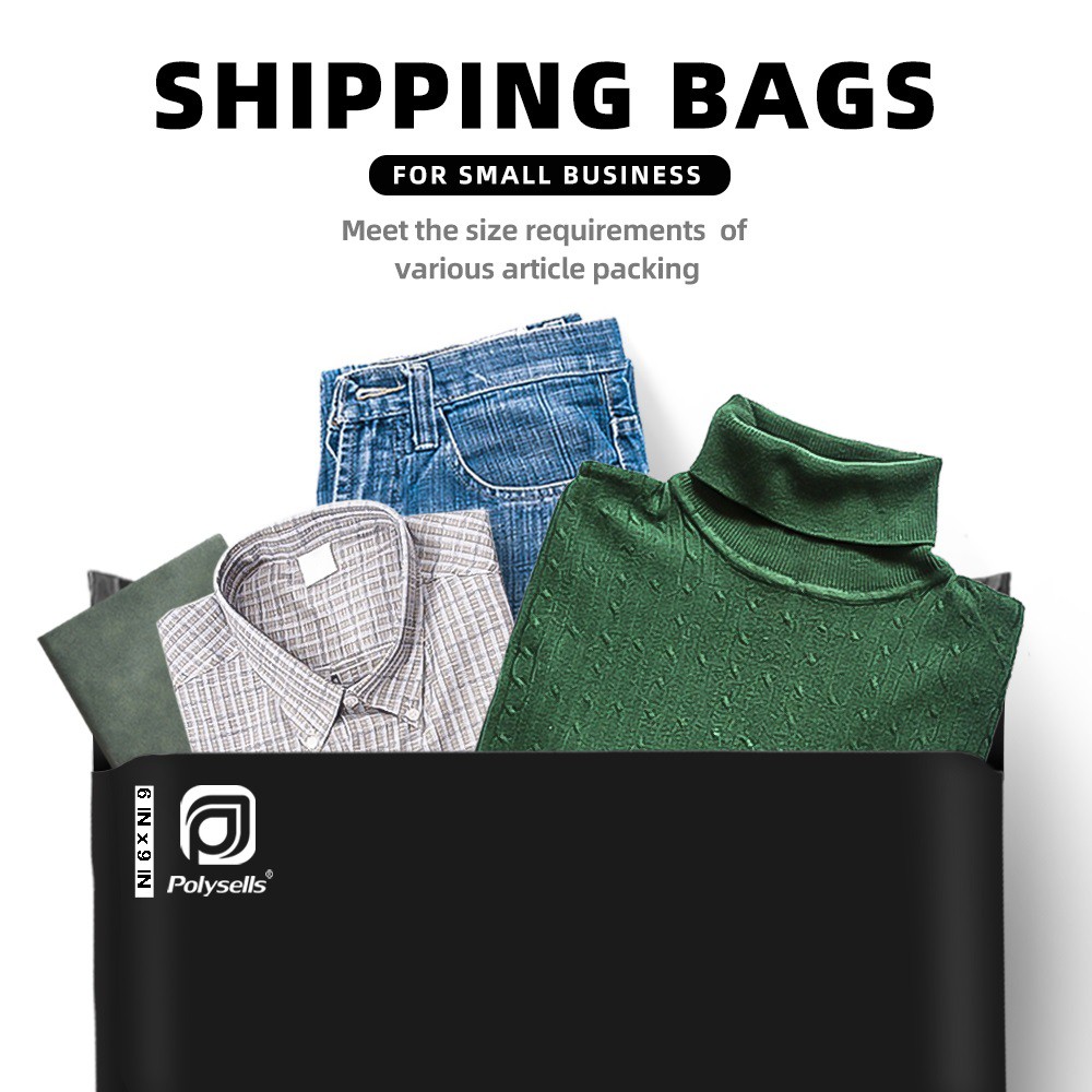 Poly Mailers Shipping Bags – 6×9 7.5×10.5 9×12 10×13 12×15.5 14.5×19 19×24 24×24