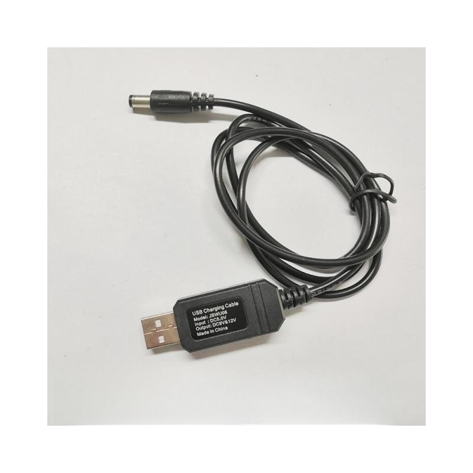 DC 5V to DC 9V 12V Step-up USB Converter Adapter Cable USB Power Boost Line