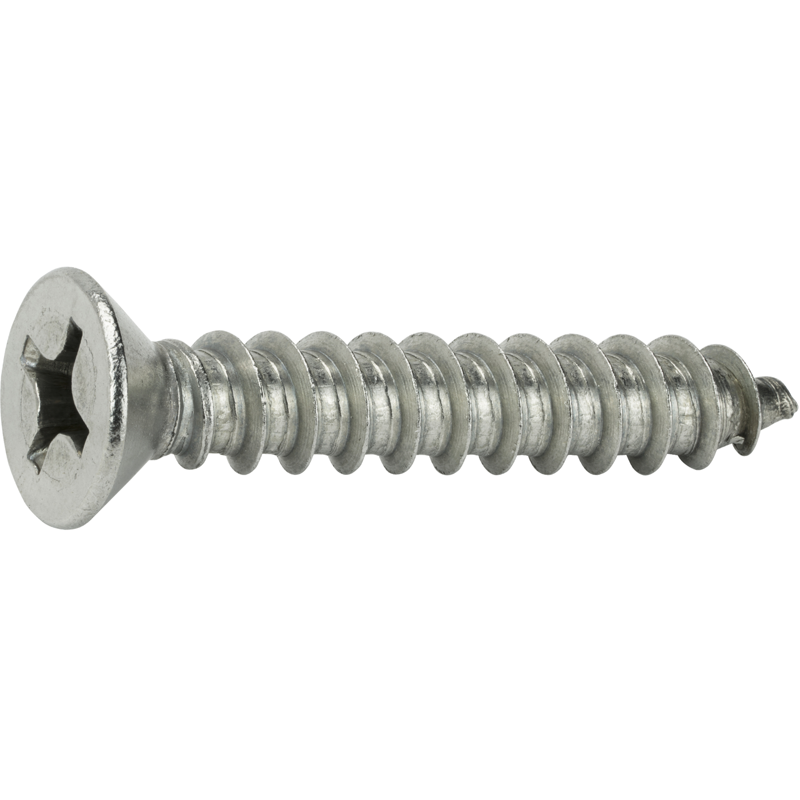 #4 Phillips Flat Head Self Tapping Sheet Metal Screws Stainless Steel All Sizes
