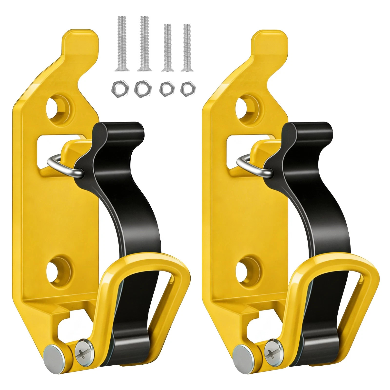2PCS Heavy Duty Shovel Holders for Roof Rack Quick Release Mount Clamp Brackets