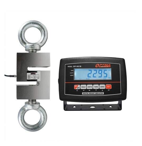3000 x 0.5 LB S-TYPE LOAD CELL SPRING SMASHER CAR SCALE COMPRESSION LCD NEW BLUE