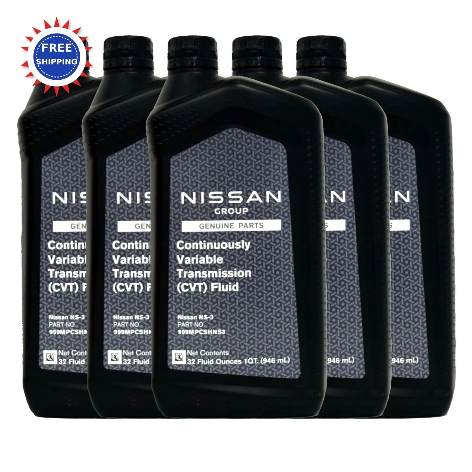 Nissan Genuine OEM CVT3 Transmission Fluid 999MPNS300P 5 Quarts