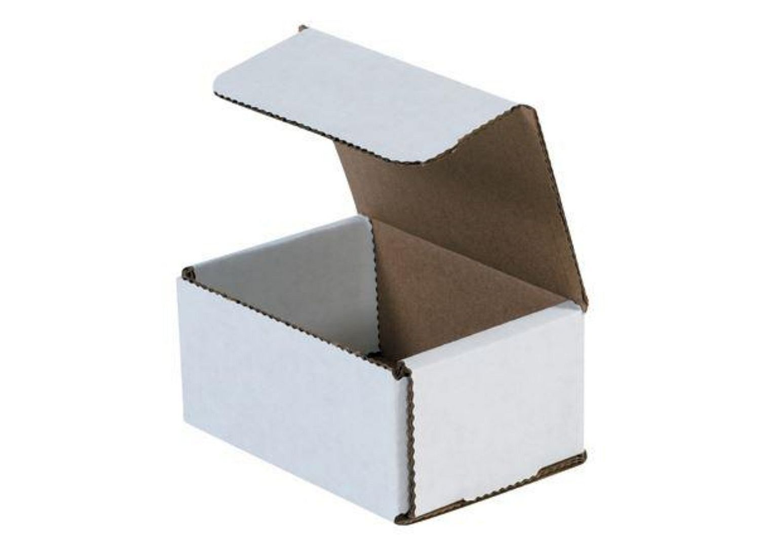 Pick Quantity! 1-650 4x3x2″ White Corrugated Mailer Small Folding Box Light Ship