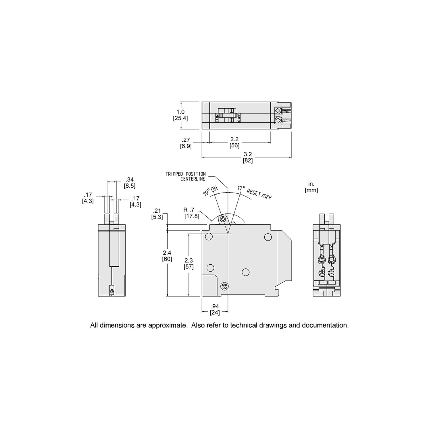 Square D HOMT2020 Homeline 20 amp Twin 1 Pole Tandem Circuit Breaker NEW!!