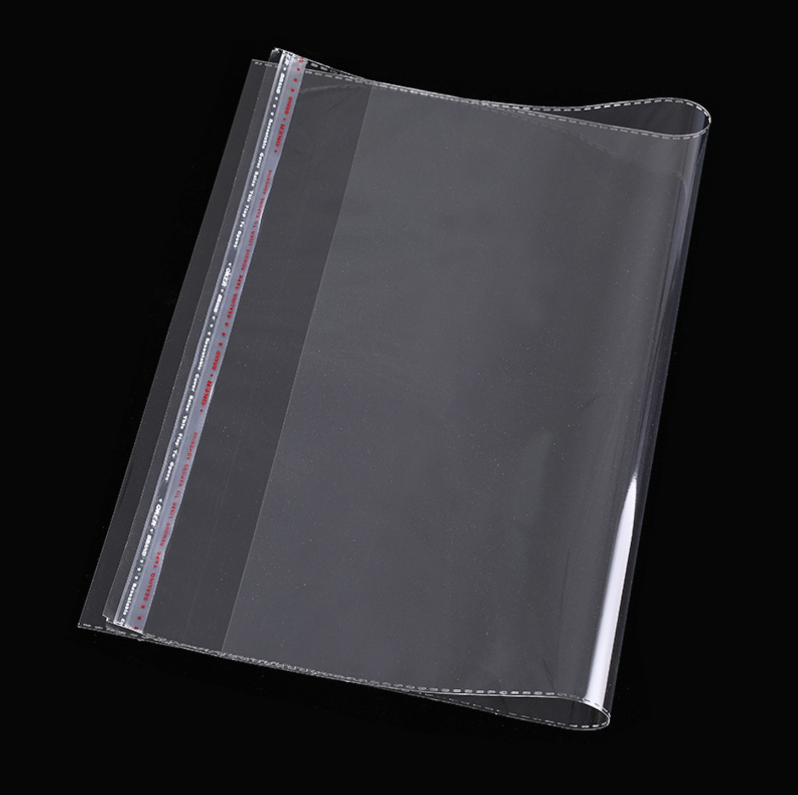 100 Count 12″ x 15″ Clear Resealable Cello Bag Plastic Envelopes Cellophane Bags