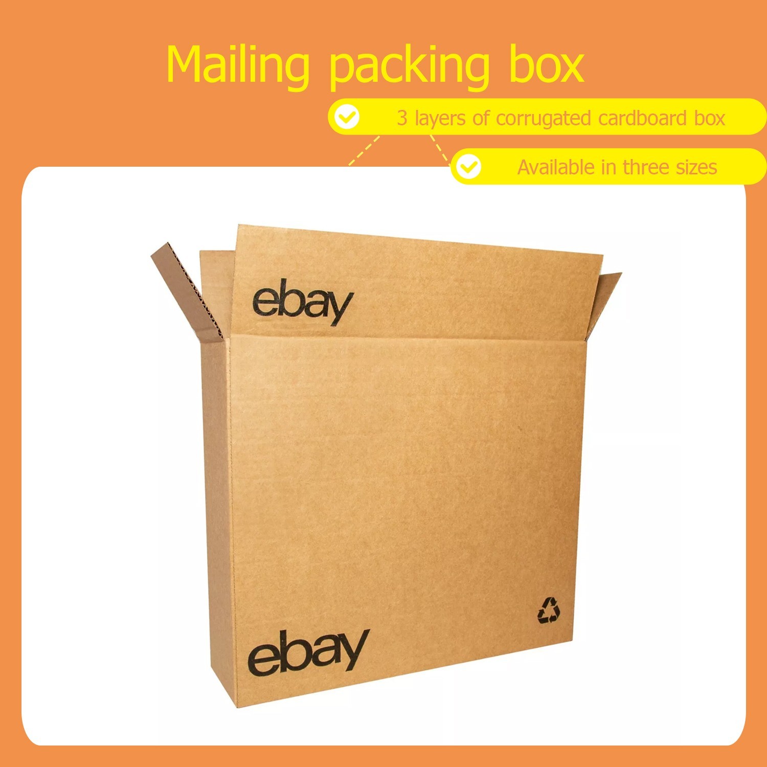 25-100 pcs 6″x4 3/4″x4 3/4″ Shipping Packing corrugated cardboard boxes ebay UL