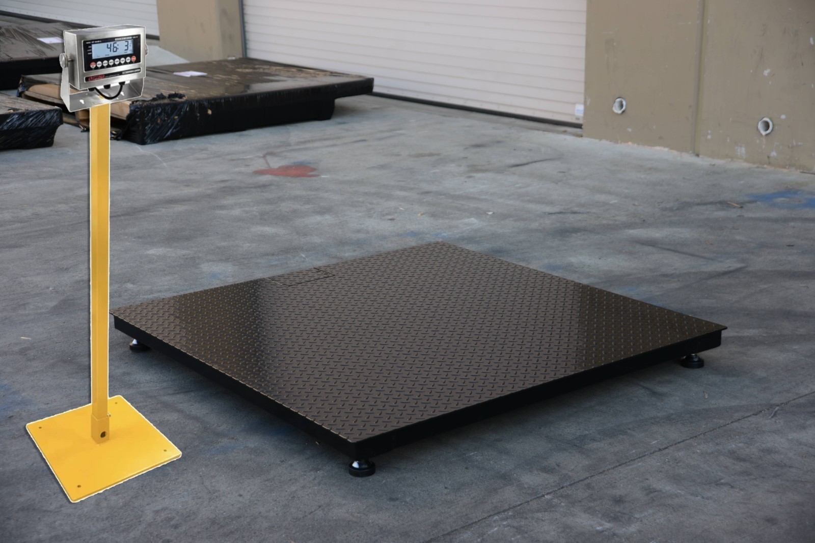 48×48 Industrial Floor Scale 10,000 lb Warehouse Pallet Scale System