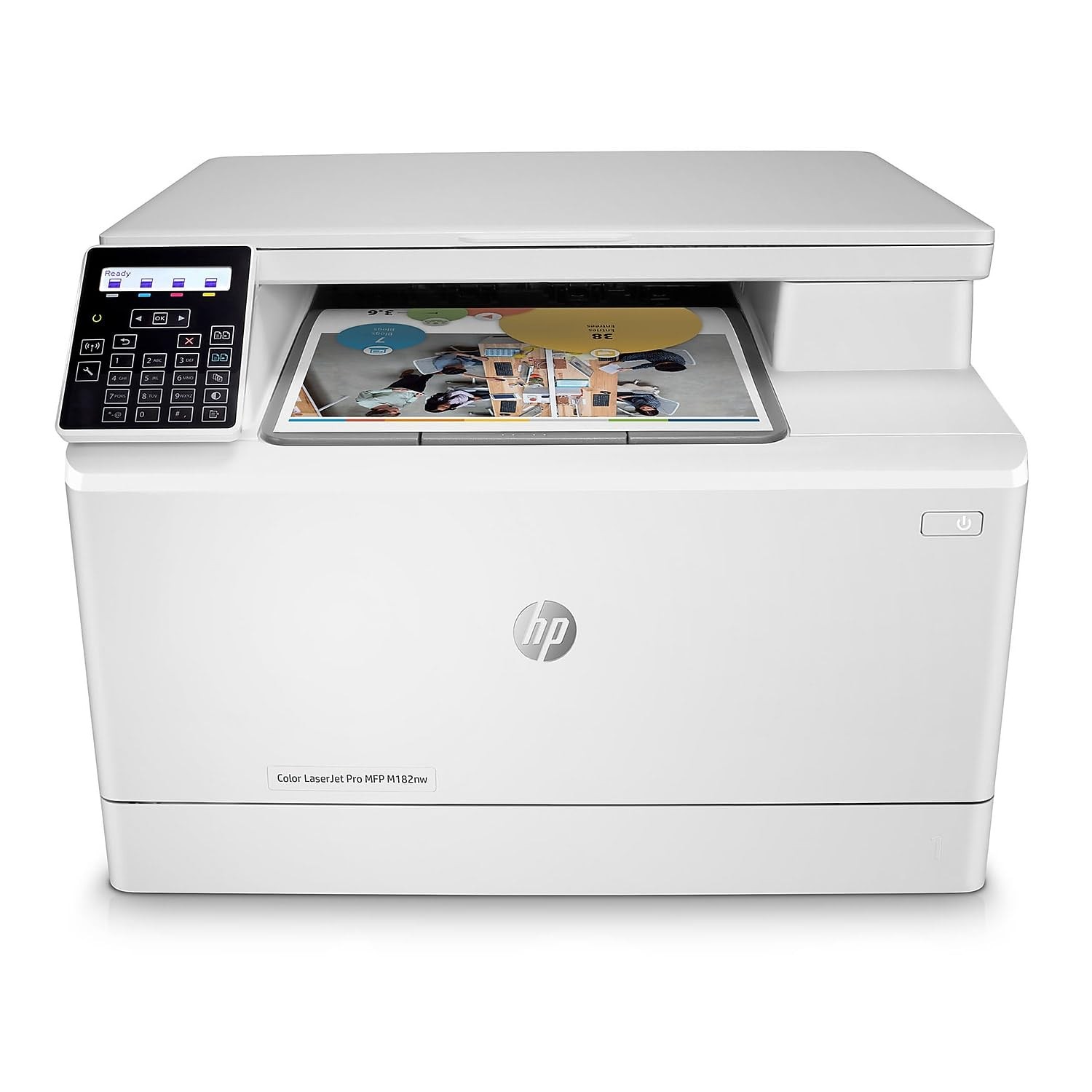 HP Color LaserJet Pro M182nw Wireless All-in-One Laser Printer, Remote Mobile Pr