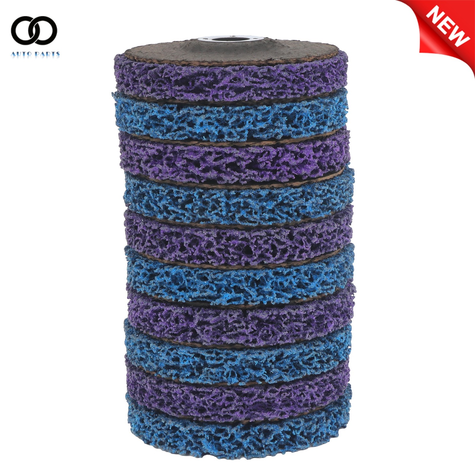10Pack 4″ Purple And Blue Paint Stripping Discs for Angle Grinder Metal Rust