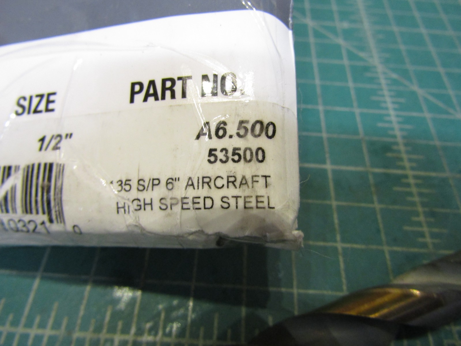 1 – Galaxy TRU-CUT Drill Bit A6.500, 135° S/P 6” Aircraft High Speed Steel. NEW
