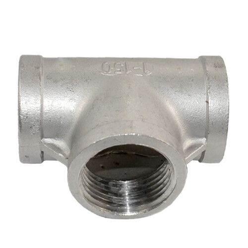 1″ 1 inch in NPT Tee T 3 way Female Thread Pipe Fitting Stainless Steel SS 304