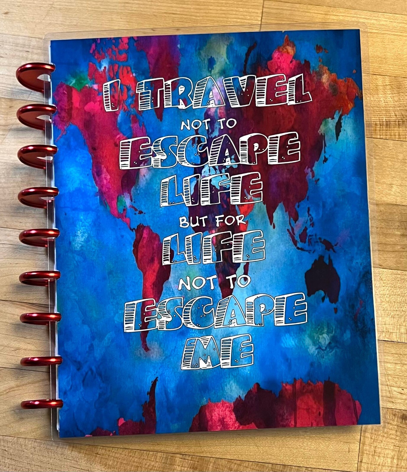 Travel Watercolor Quote Cover Set for use with Classic Happy Planner-