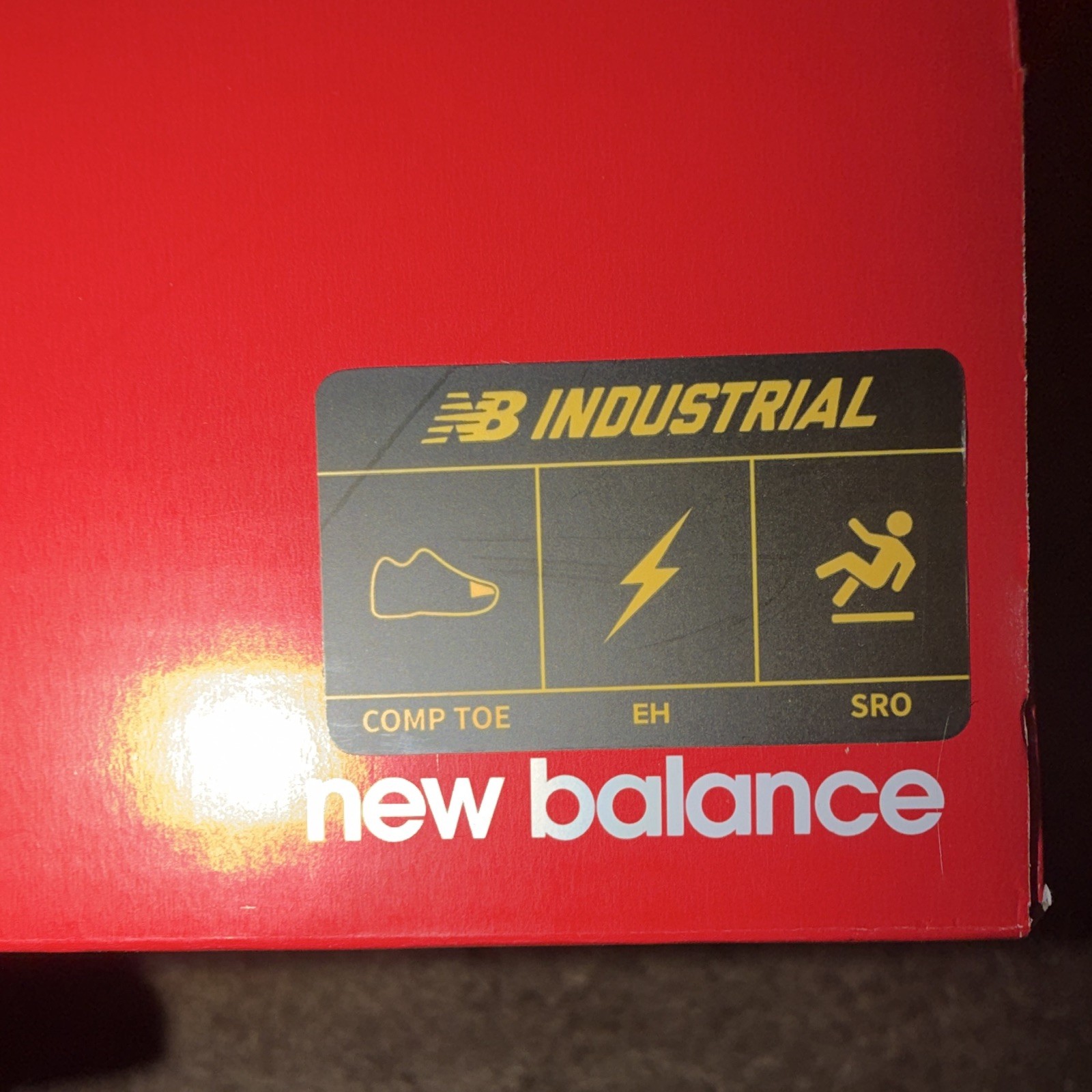 New Balance Fresh Foam Cremorne EH Comp Toe Work Shoes Black/Grey Men 9.5 D