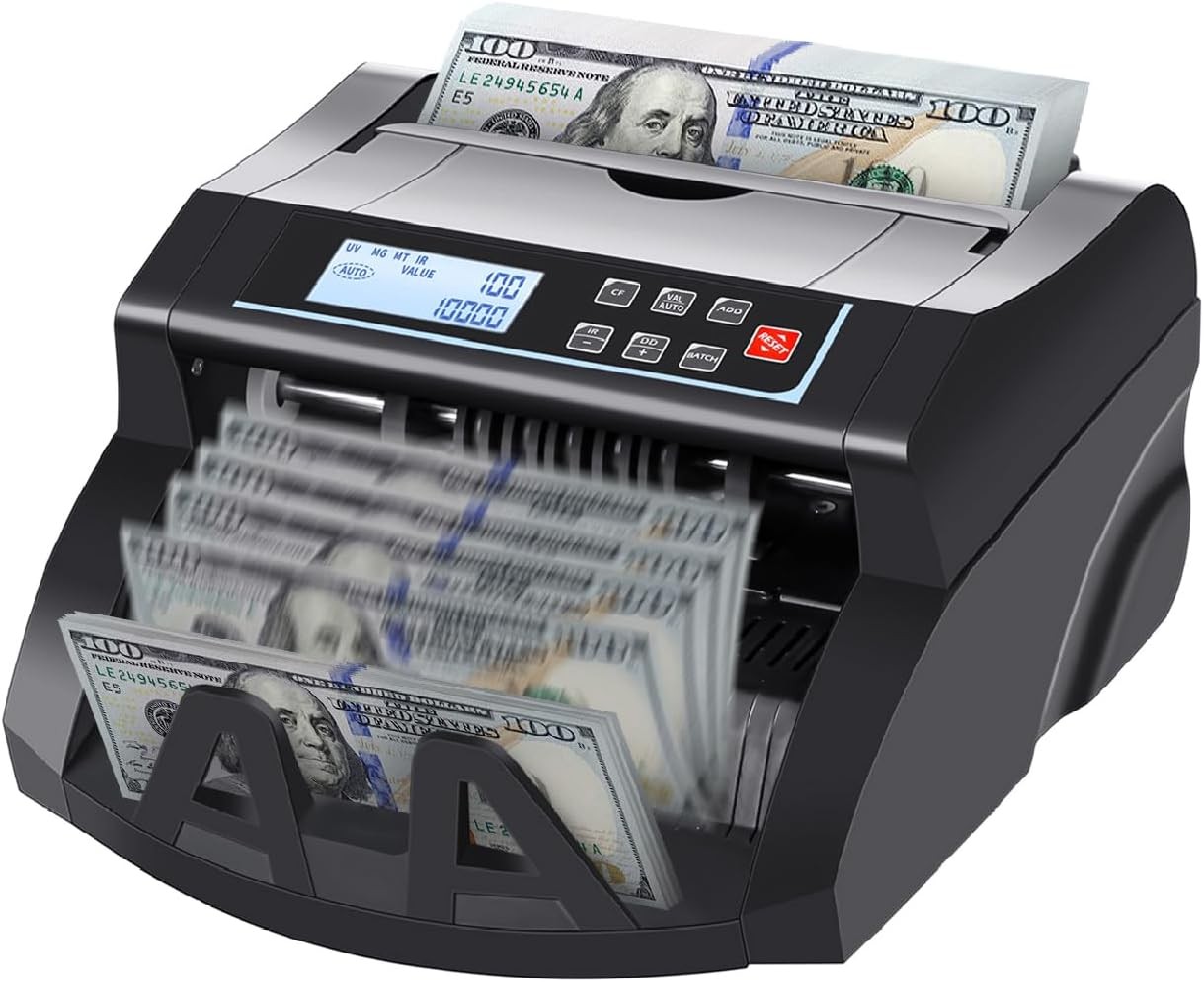 Counter Machine Count Value Us Dollar Only UV Mg Mt Ir Dd Detection Bill Add