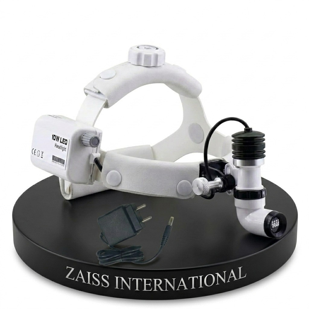 ENT Ten watt Led Surgical Headlight with Rechargeable battery with free shipping