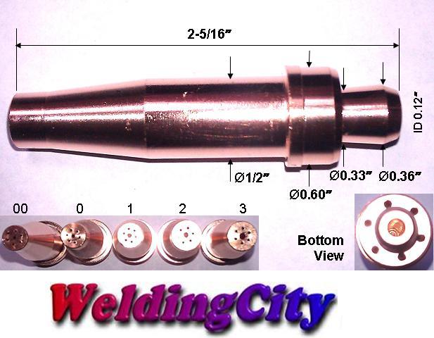 WeldingCity® Acetylene Cutting Tip 3-101 #1 for Victor Torch | US Seller Fast