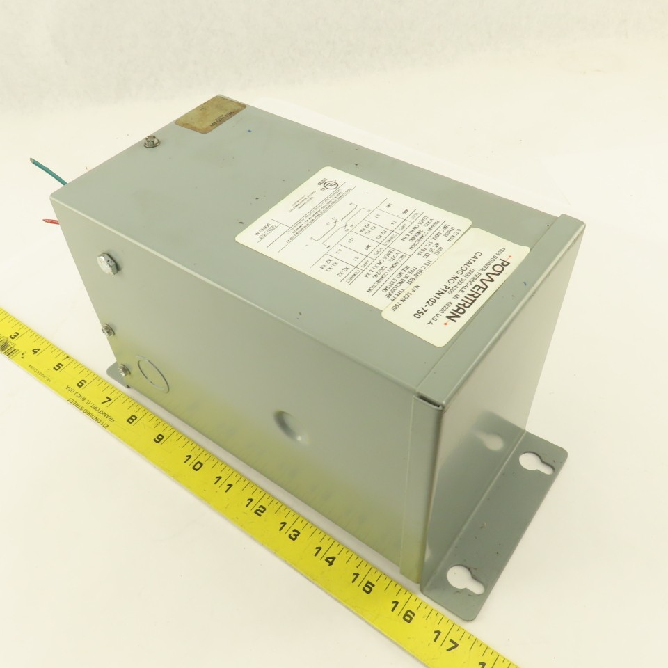 Powertran PTN102-750 0.75 kva Transformer 1ph Type FB 480/240 HV 240/120LV