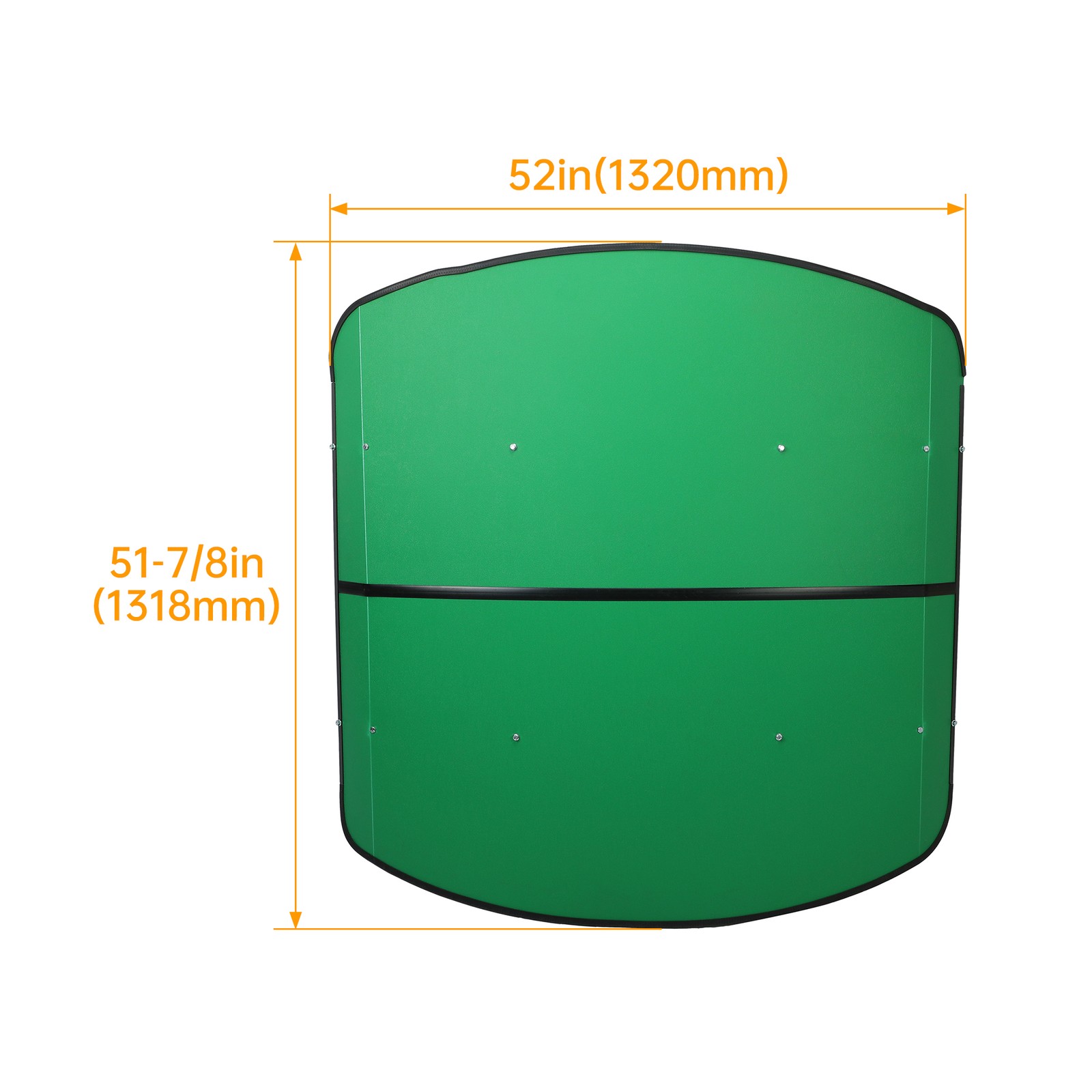 Tuff Top Tractor Canopy 52″ X 52″ For John Deere 2″ x 2″ or 2″ x 3″ ROPS Green