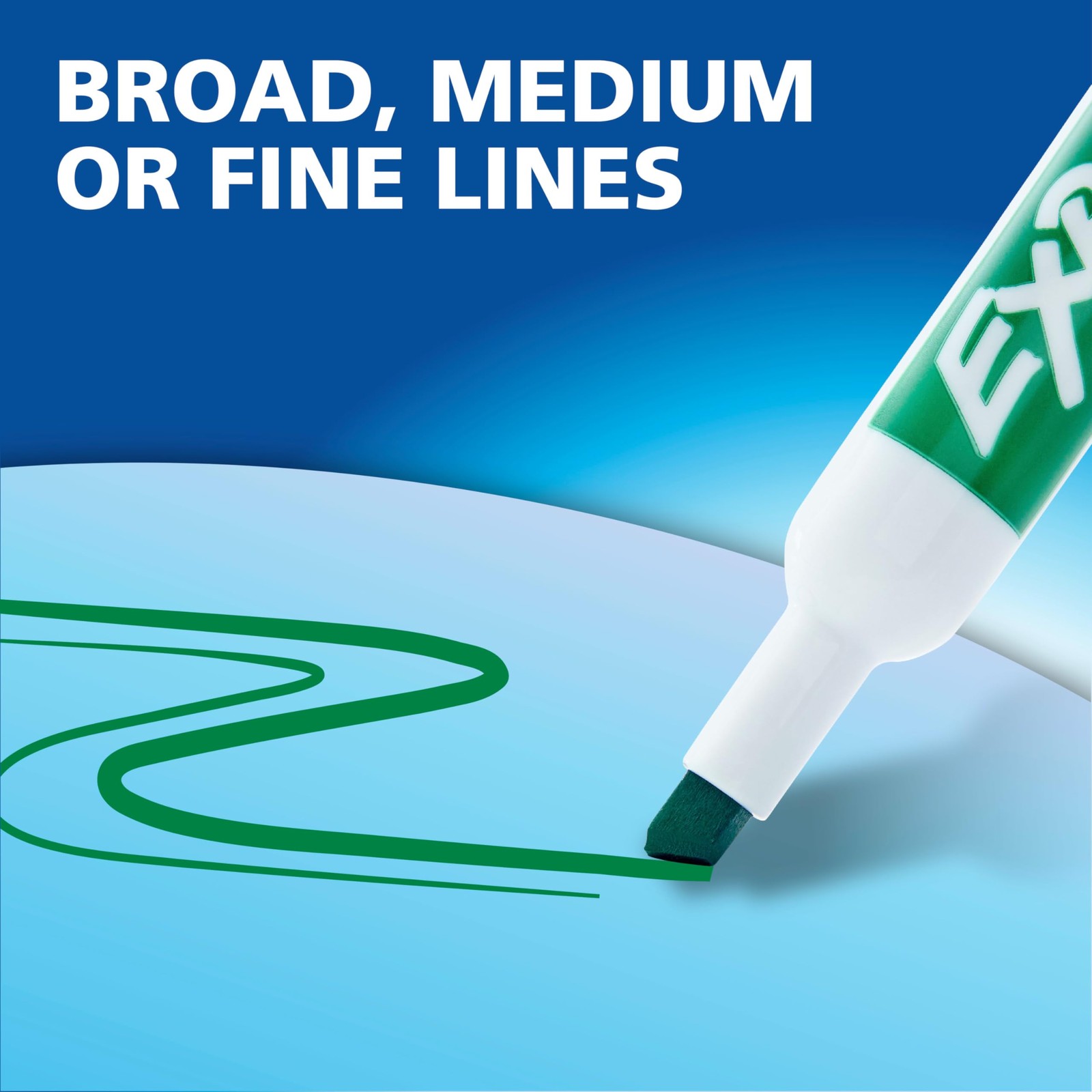 EXPO Dry Erase Markers, Low Odor Ink, Chisel Tip, 8 Count – 8-Count, 8