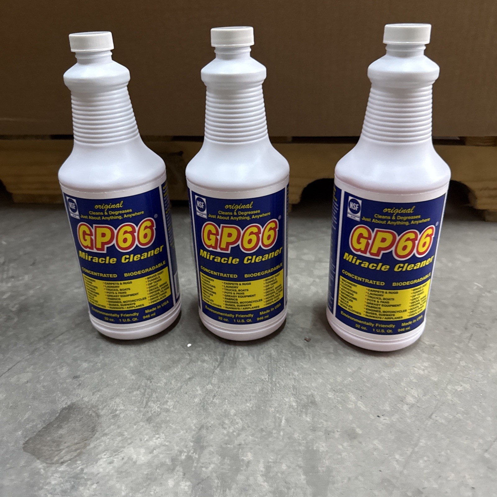 GP66 3-Piece Super-Size Green Miracle Cleaner & Degreaser Set