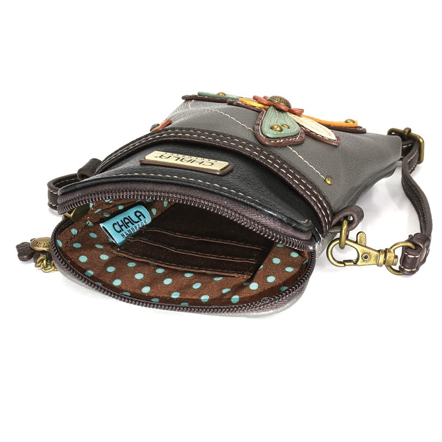 CHALA Crossbody Cell Phone Purse-Women Canvas Multicolor Handbag with Adjusta…
