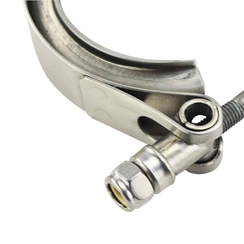 V-Band Clamp Stainless Steel 1.5-6.0In Anti-Rust Temperature Resistance Exhaust-