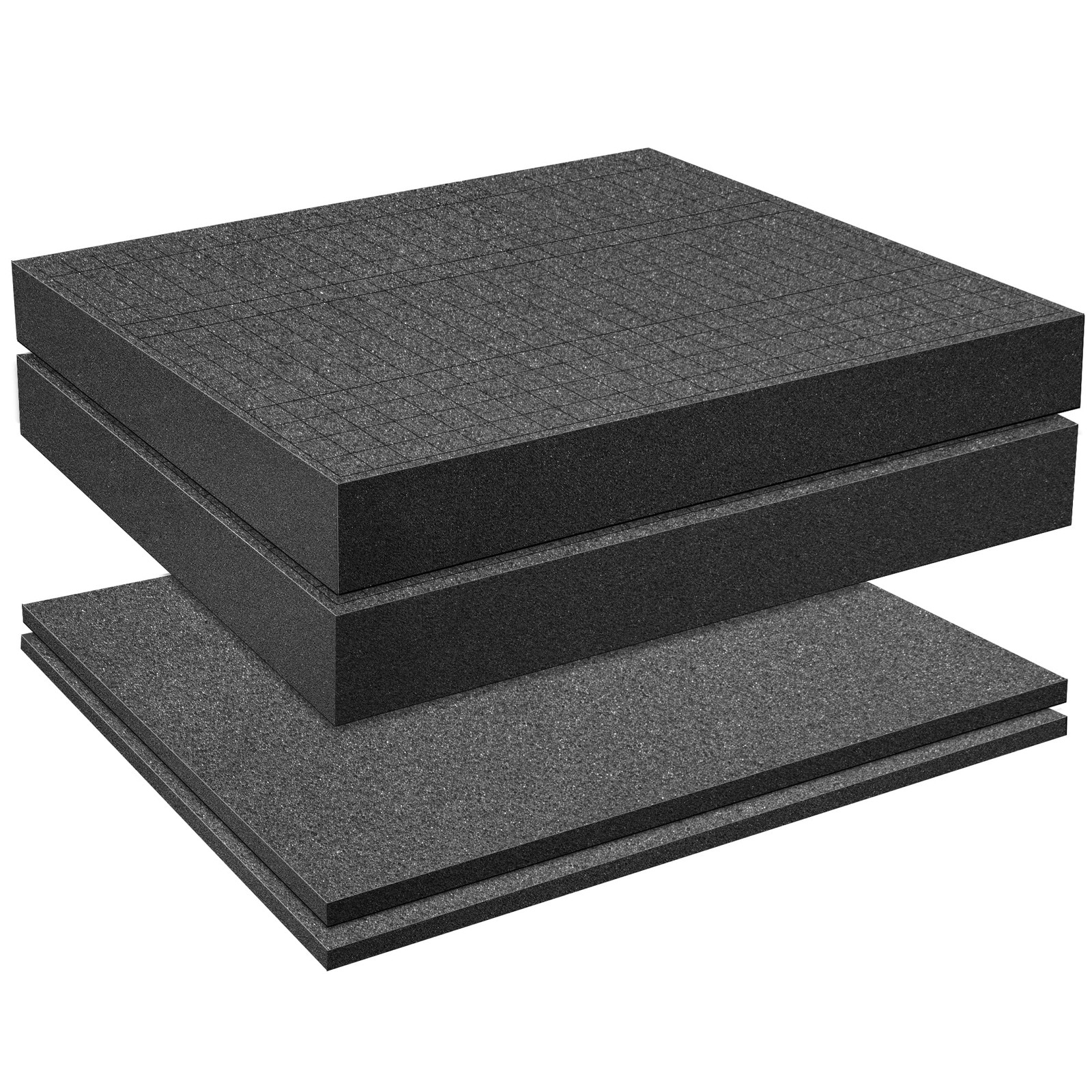 DECOHS 4 PCS Pick Apart Foam Insert- 2 Size Pick and Pluck Foam- Pluck Pre Cube