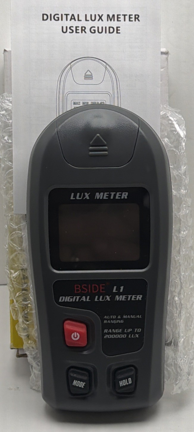 Lux Meter 0~200,000lux Range Light Meter Illuminometer lux/fc Photometer: 4A3