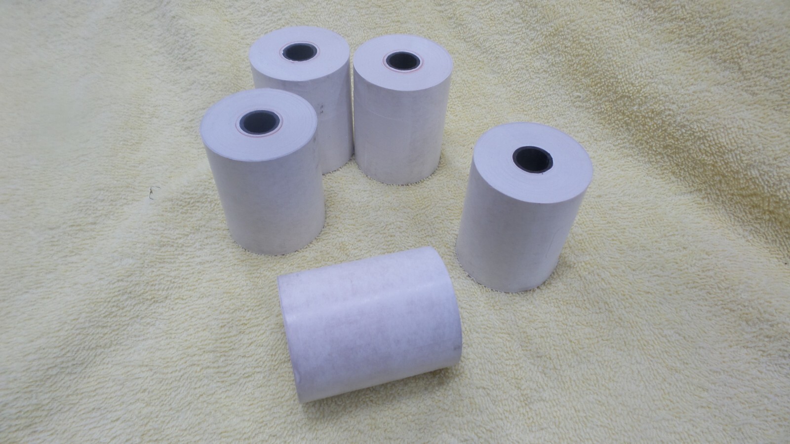 (5) Direct Thermal Printing Paper Rolls 2.25 x 82 Feet, White, 5 Pack, N7