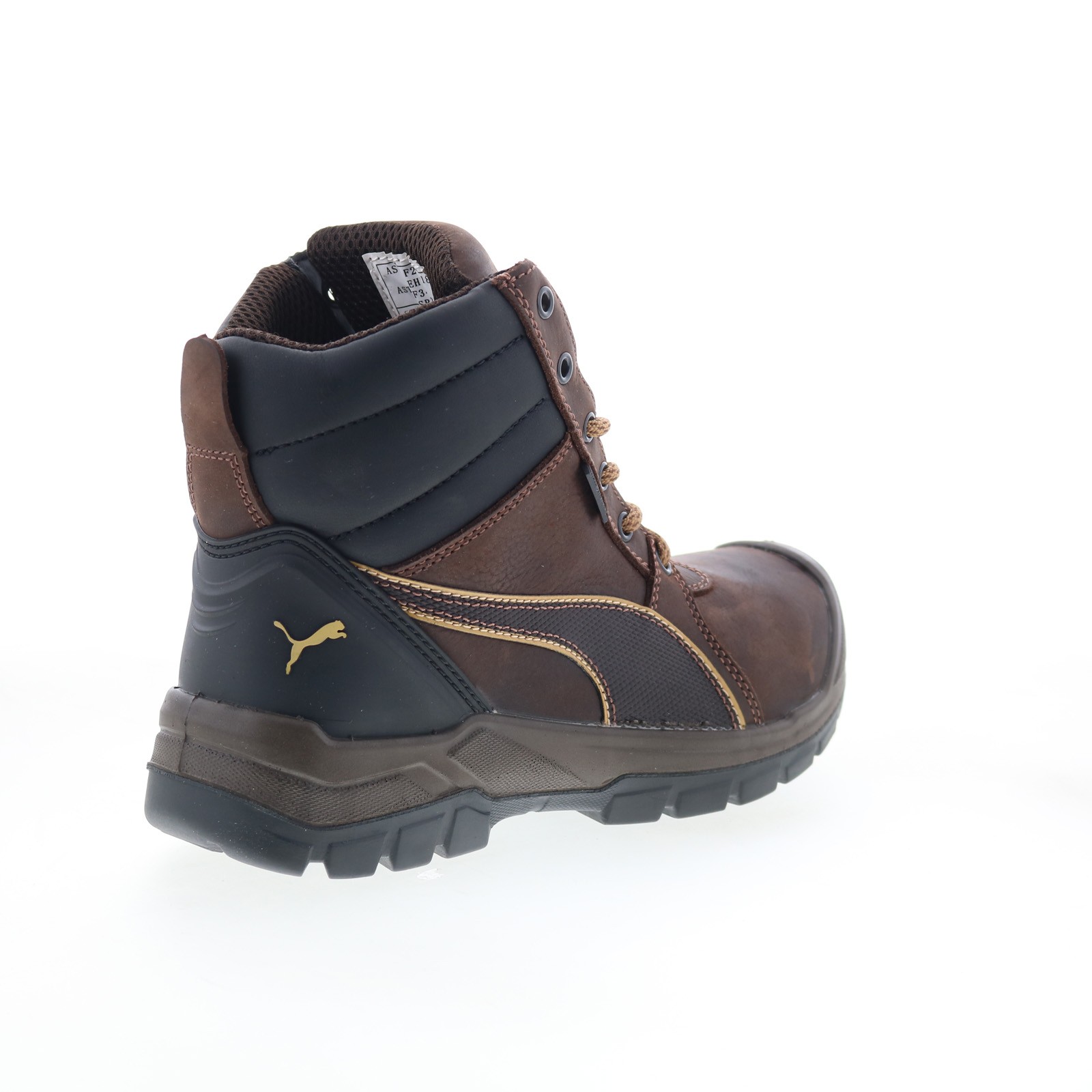 Puma Safety Tornado Soft Toe CTX Mid WP EH SR Mens Brown Work Boots