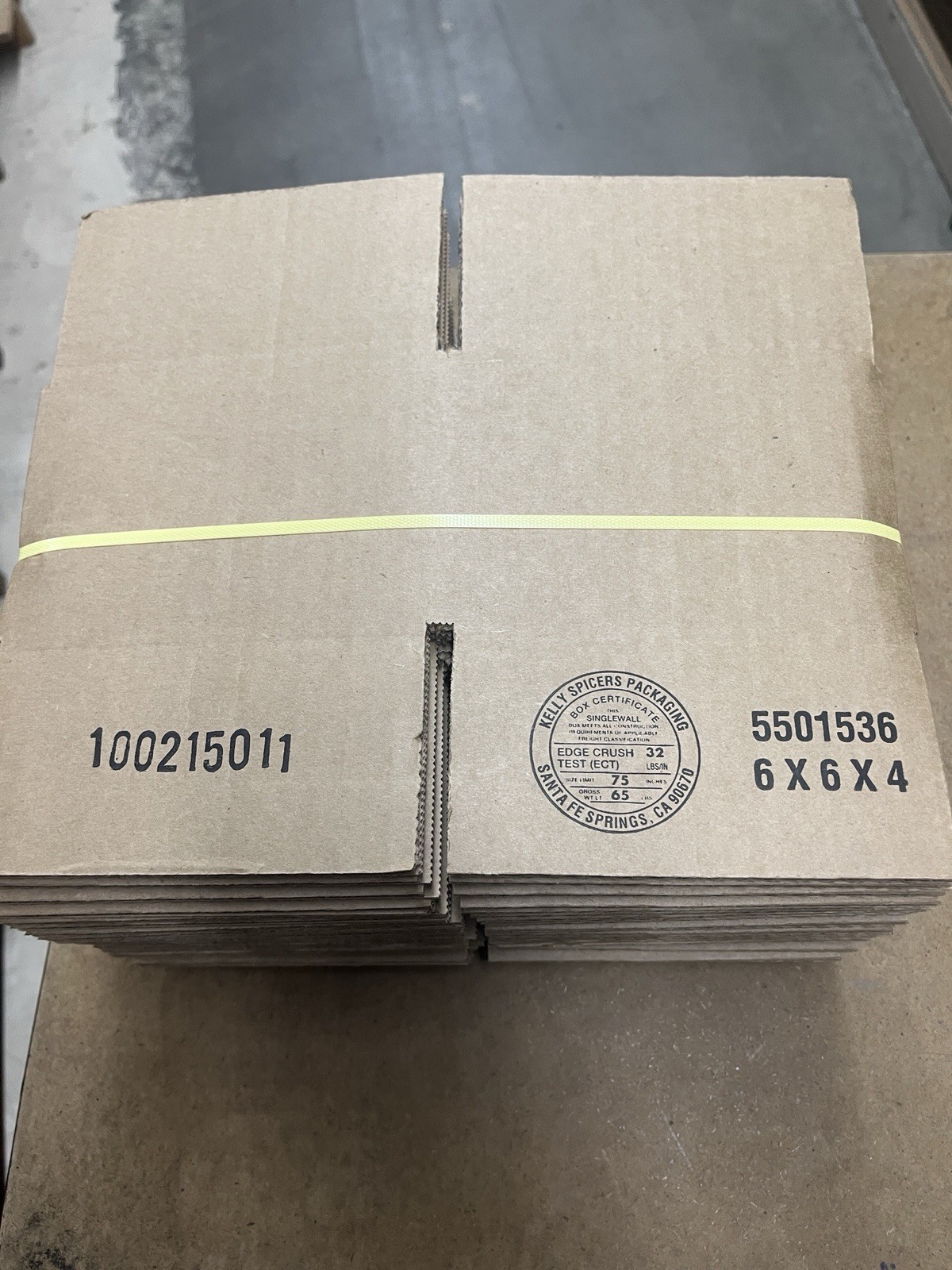 Brown Corrugated Shipping Boxes – 6x4x4 one bundle of 25 boxes.