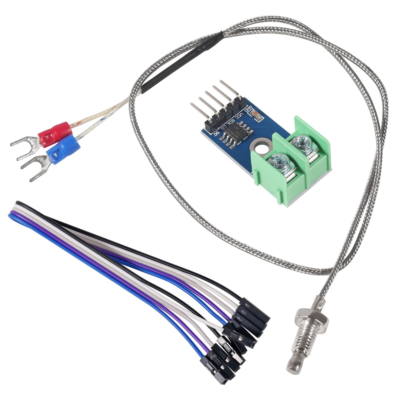 3pcs DC 3-5V MAX6675 Module + K Type Thermocouple Temperature Sensor Thermoco…