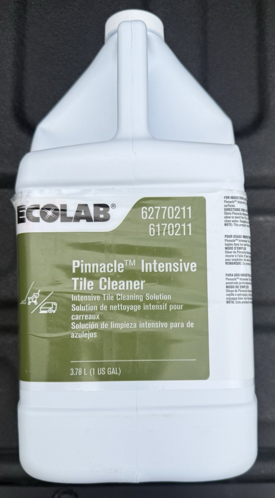 Ecolab Pinnacle Intensive Tile Cleaner 62770211 6170211 1.0 Gal 10/2027 🫧✨
