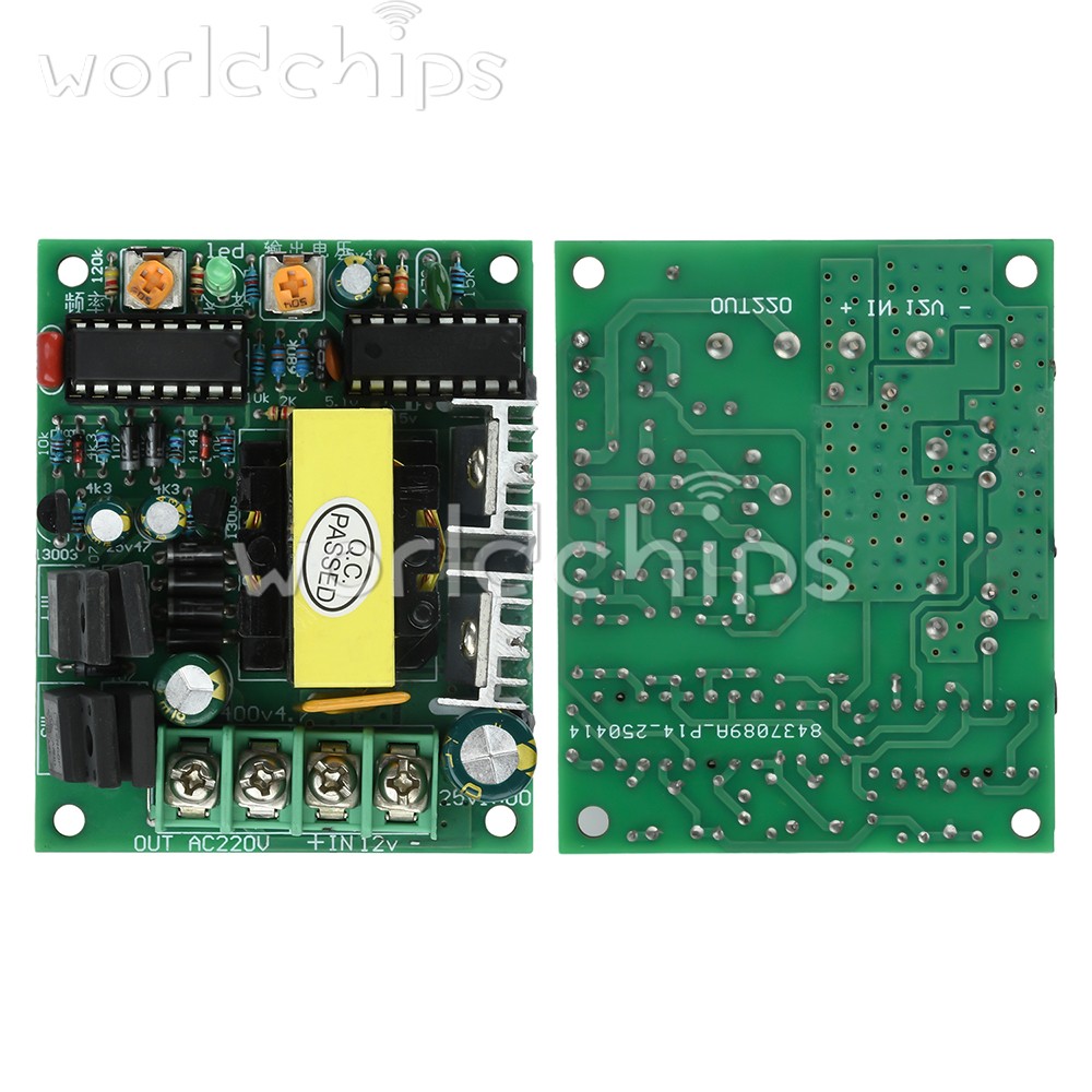 DC 12-14.5V to AC 220V Inverter Module 50-100W DC-AC Step-Up Transformer Module