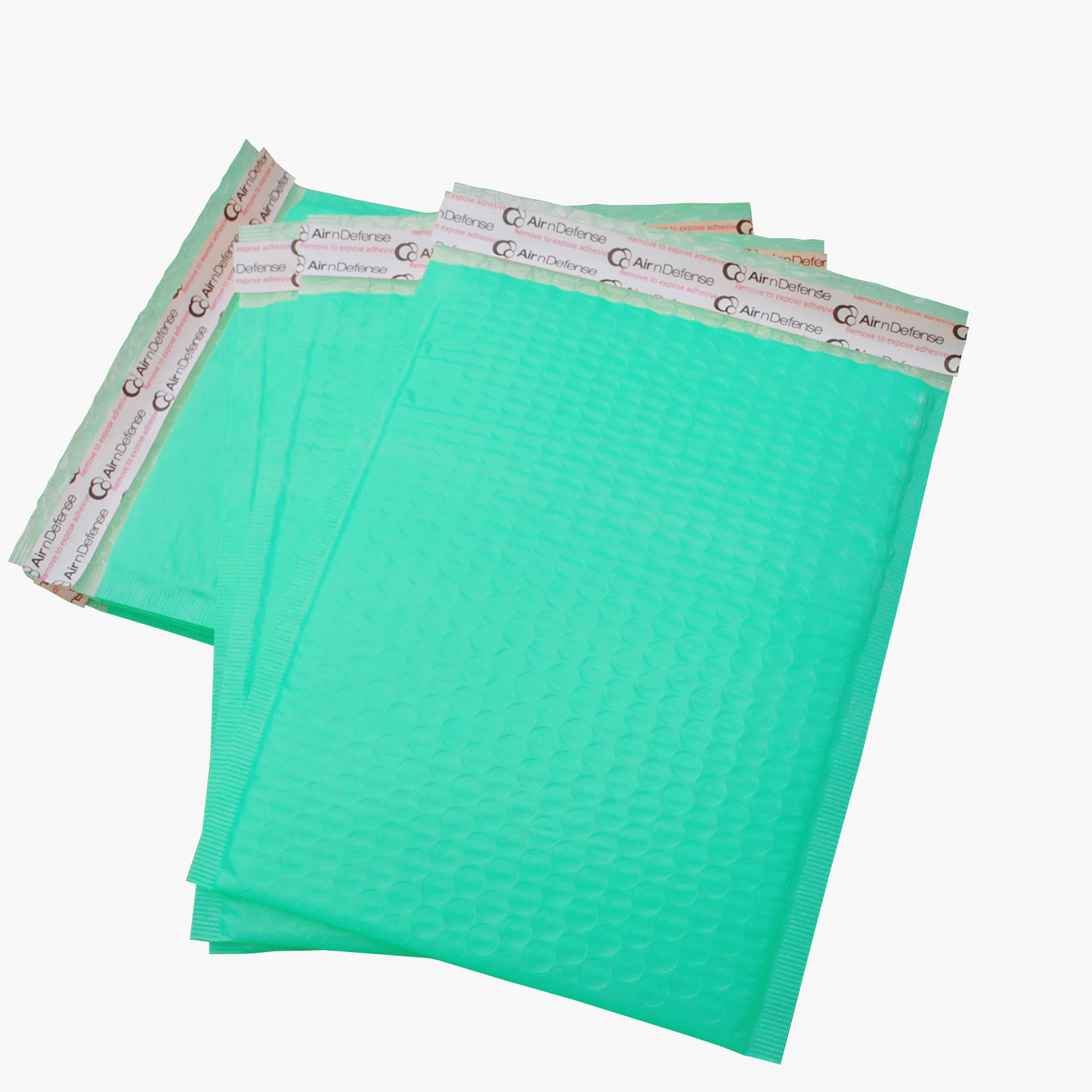 AirnDefense Poly Bubble Mailers Envelope #000 4×8 #0 6.5×10 #2 8.5×12 #5 10.5×16