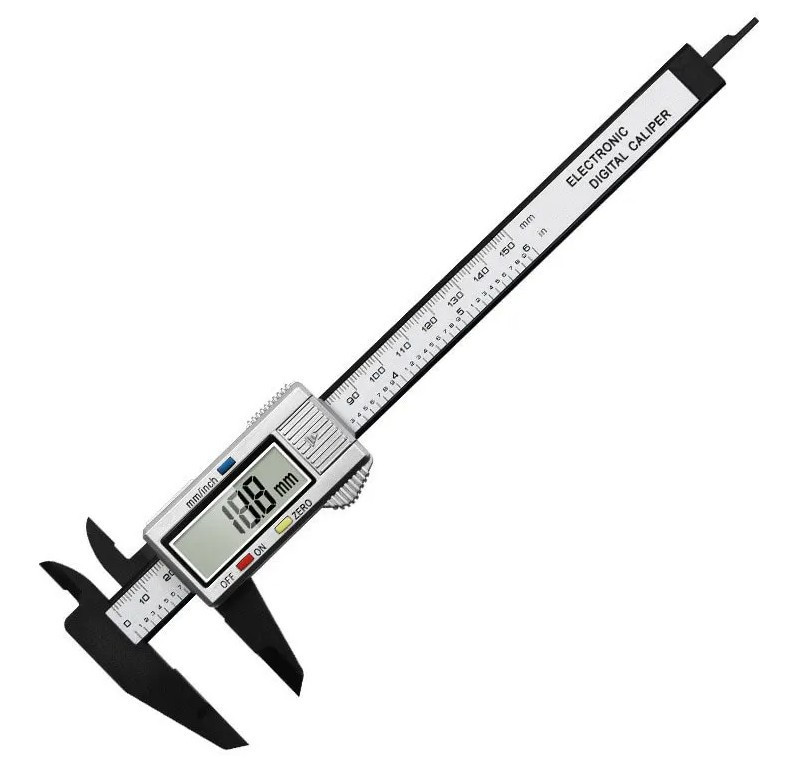 Digital Caliper 6″ 150mm Micrometer LCD Gauge Vernier Measuring Ruler No Battery