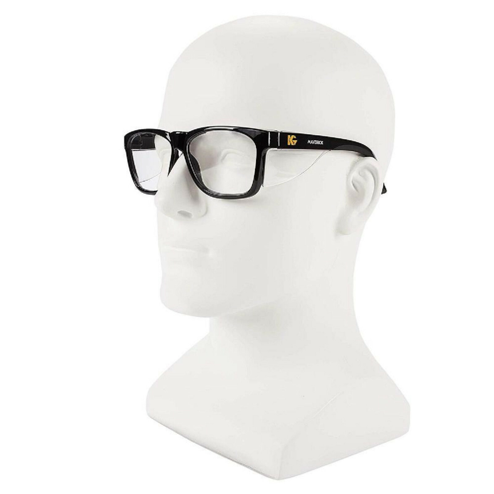 KleenGuard 49309 Maverick Black Frame Clear Anti Fog Lens Safety Glasses 1/Pair