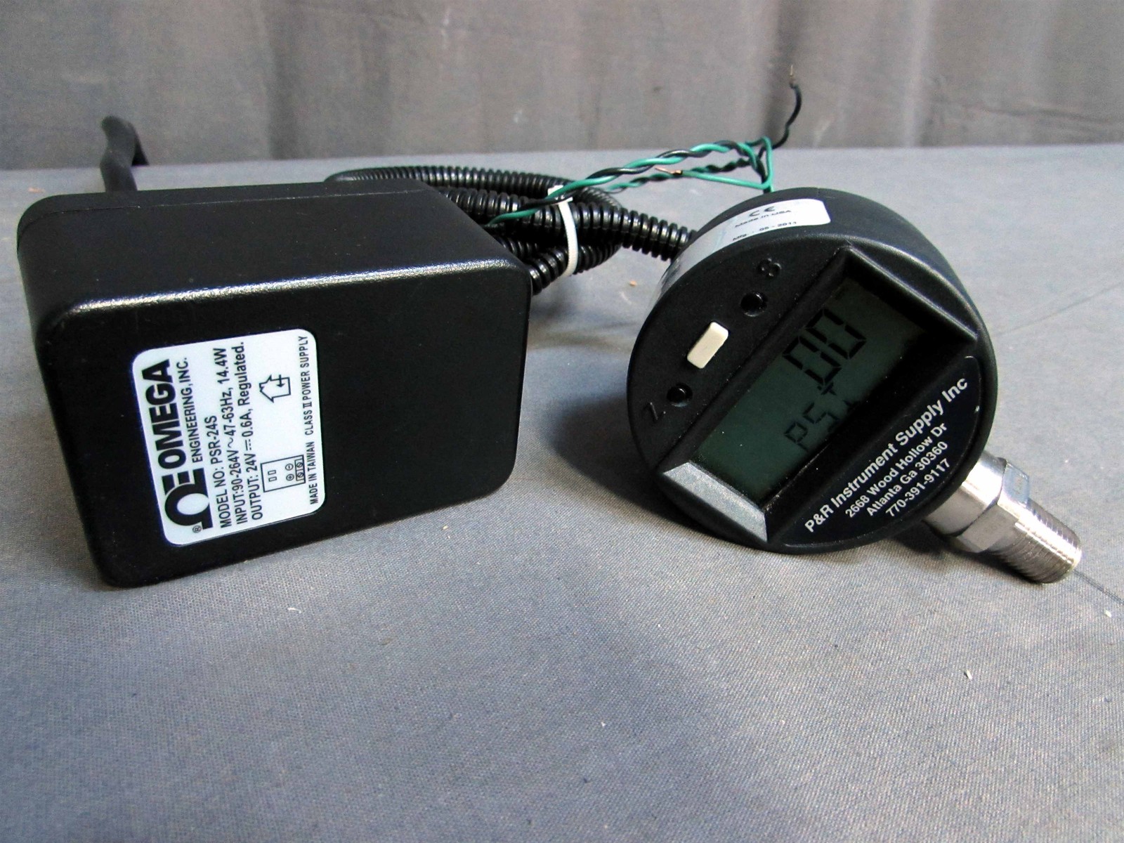 APG/P&R PG5-50.00-PSIG-L3-E1-N1-B55 0-50 PSI Digital Pressure Gauge
