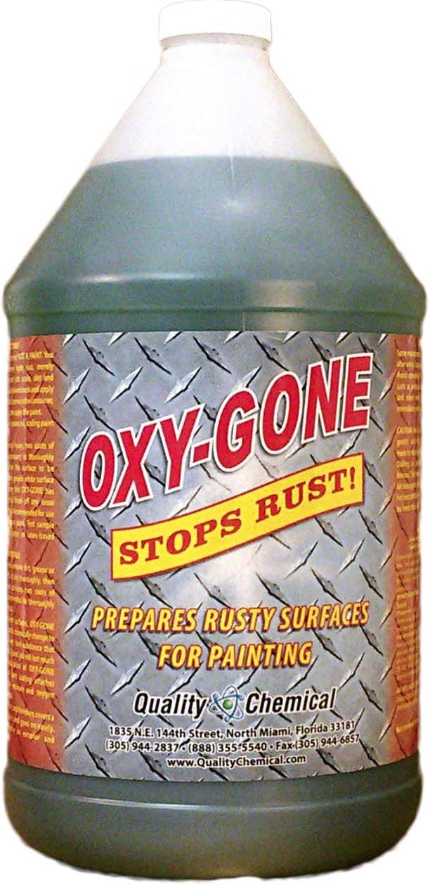 Quality Chemical Oxy-Gone Rust Remover and Metal Treatment/Rust Repair/Prepares